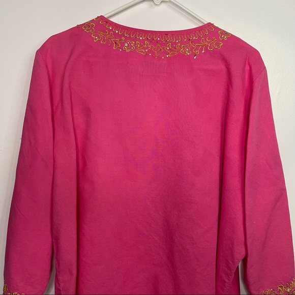Pink Jaclyn Smith Blouse - Picture 5 of 8